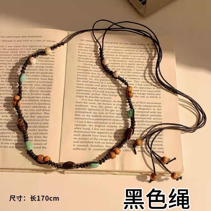 波西米亚度假风腰带女复古民族风手工编织腰链配饰百搭高级感腰绳|undefined