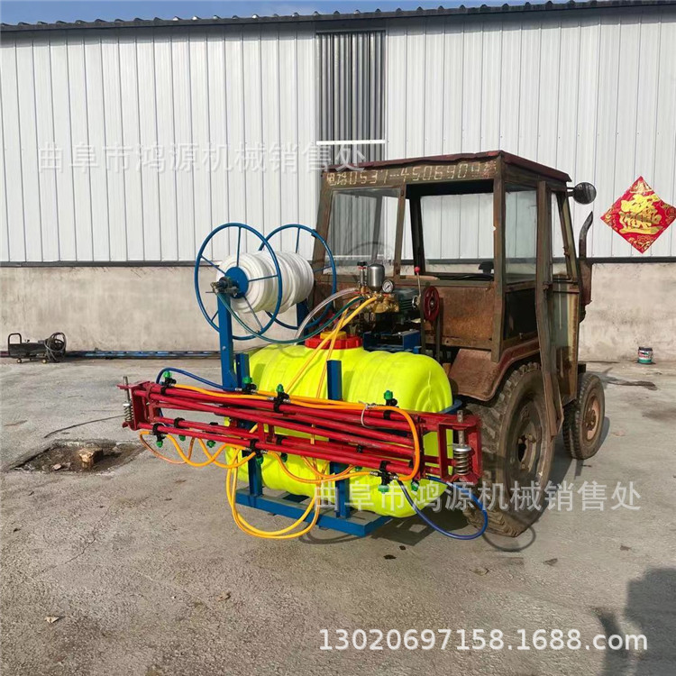 农田大宽幅折叠喷杆打药机 拖拉机后悬挂打药机 大面积喷药机