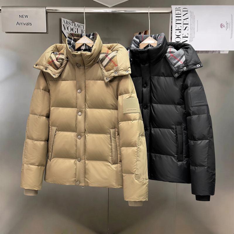 New winter couple's down jacket for men, short style, loose fit, thickened, warm, with detachable sleeves and hood, cold-resistant, unisex coat New winter couple's down jacket for men, short style, loose fit, thickened, warm, with detachable sleeves and hood, cold-resistant, unisex coat