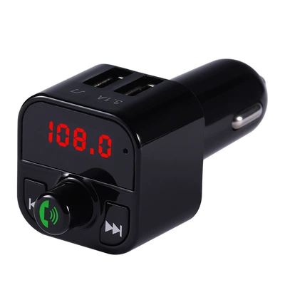 Car mp3 X5 Bluetooth receiver X5 car MP3 FM transmitter hands-free call B5mp3 car New (Car mp3) - x5-bluetooth-mp3