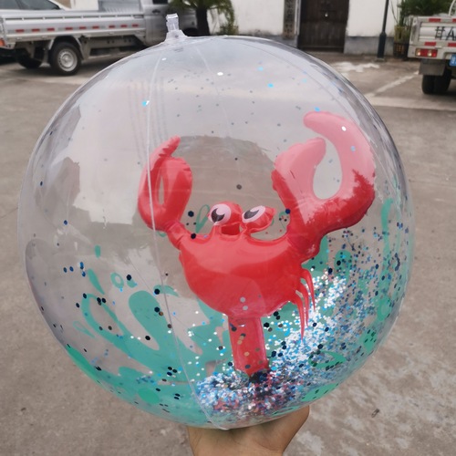 Wholesale unicorn sand balls, water early education inflatable toys, flamingo swimming beginner training balls