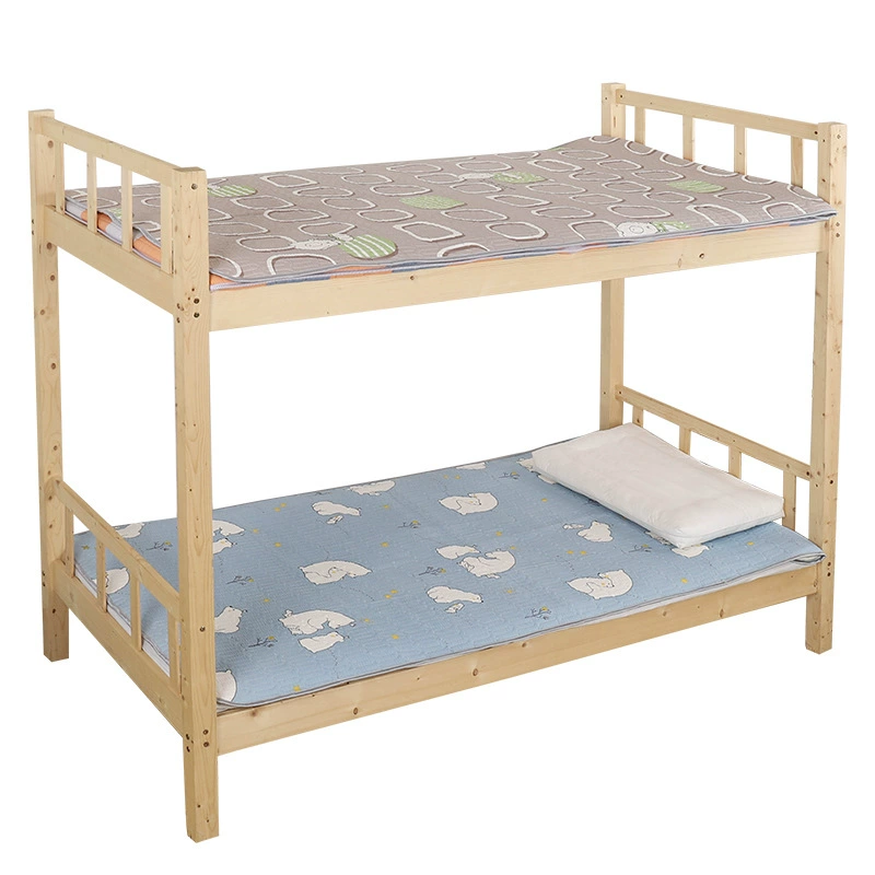 Silk foldable cartoon cooling mat for students, washable