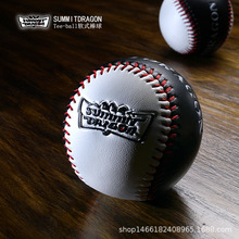 手工缝线软式棒球凹凸压印立体标礼品摆件垒球供应批发