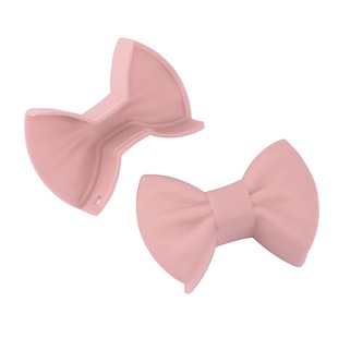 Creative cartoon bow insulation clip silicone pot ear cover anti-scald high temperature resistant handle clip OPP bag packaging