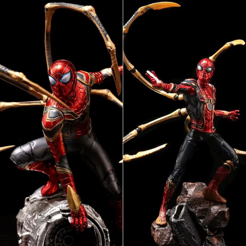 The Avengers, heroes, minifigure, doll, statue, Spiderman