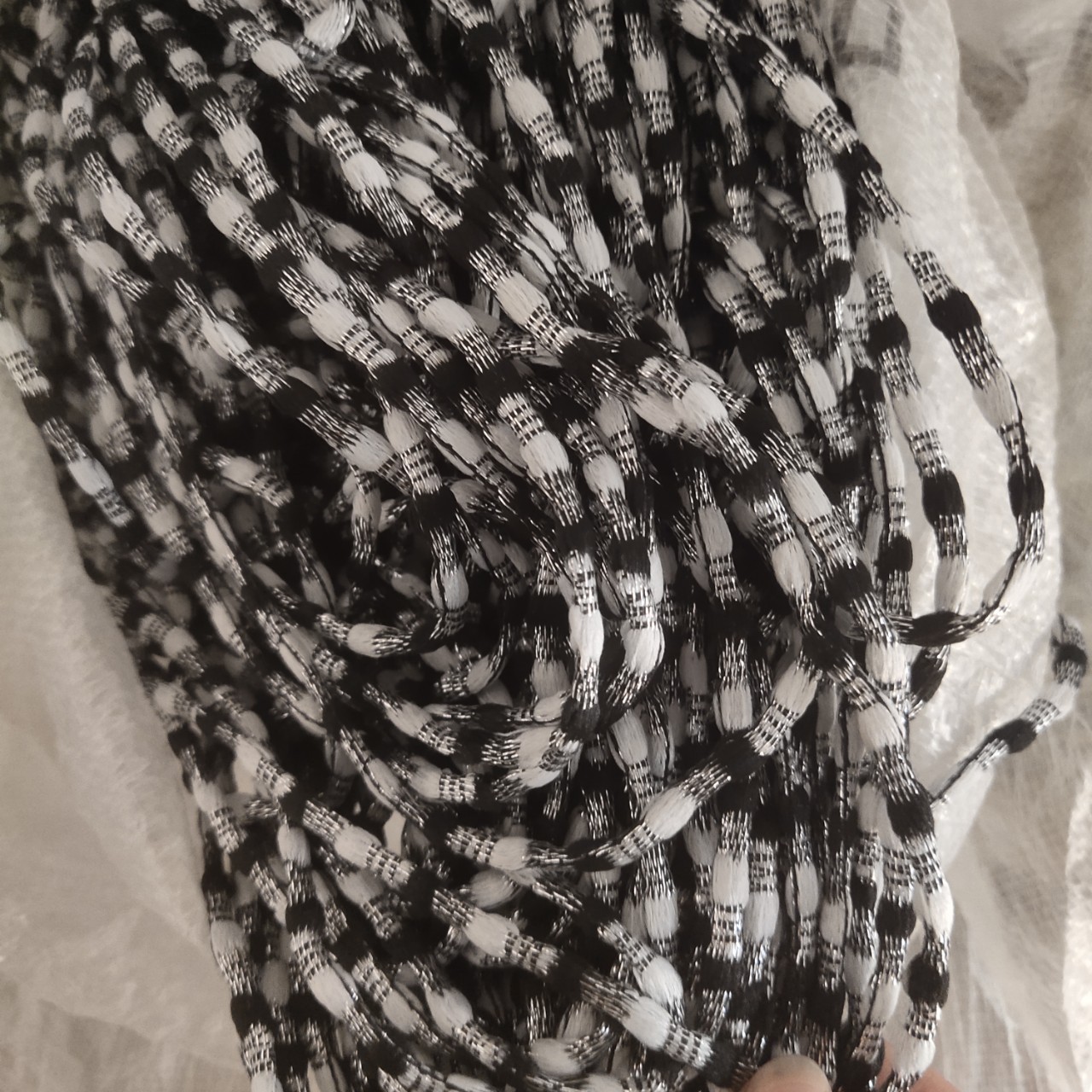 金银丝灯笼纱 金银丝包芯纱带金银丝香肠绳带diy辅料绳子厂家直供