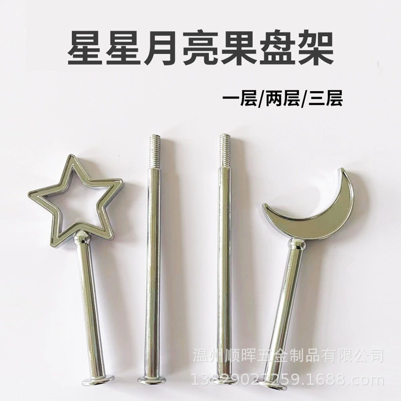 Многослойная стойка для фруктов из цинкового сплава бытовой торт десерт Закусочная тарелка кронштейн стойка для десертного подноса керамическая стеклянная пластина