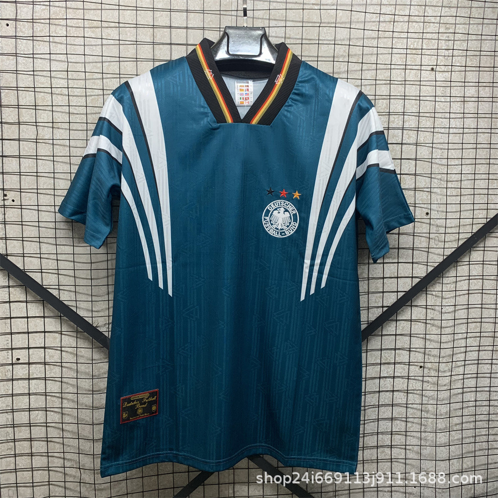 Camiseta de fútbol tailandesa retro Selección nacional Brasil Francia Argentina Portugal Camiseta de manga corta al por mayor Número de impresión