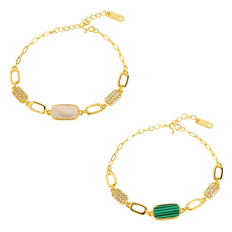 Arena de oro simple pulsera de pavo real niña pequeño libro rojo mismo estilo popular estilo todo partido estilo antiguo suministro de fábrica al por mayor