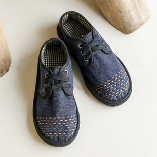 685/hand threading/2025 spring lace-up women's shoes comfortable wear-resistant low-top old cloth shoes