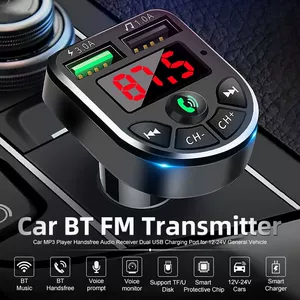 Avtomobil MP3 BTE5 Bluetooth qəbuledici E5, FM ötürücü, hands-free zəng