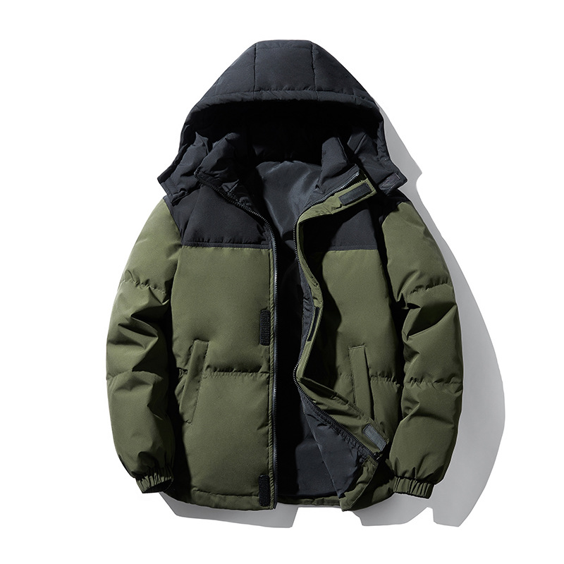 2025 chaqueta de invierno de hombre chaqueta corta de moda coreana de invierno de invierno ropa de moda suelta