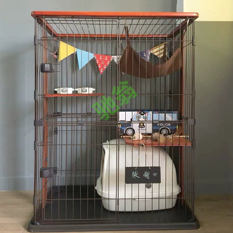 Yut клетка для кошек из массивной древесины для кошек Вилла для домашнего обихода