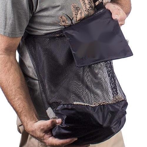 Cross-Border Manufacturer Outdoor Mushroom Picking and Foraging Mesh Harvesting Net Bag Picking Auxiliary Belt Protective Bag