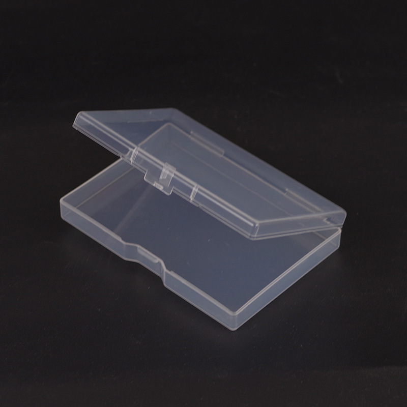 Caja Organizadora para Pestañas y Uñas Transparente de Plástico