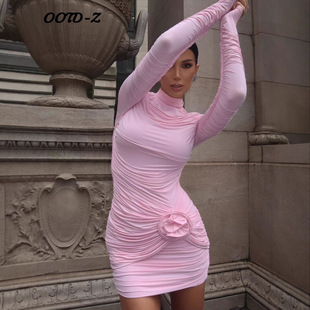 �W���Ը�3Dõ�廨�B��ȹŮ�Էۼtɫ�ް��L����I�Ɍ��������Y��