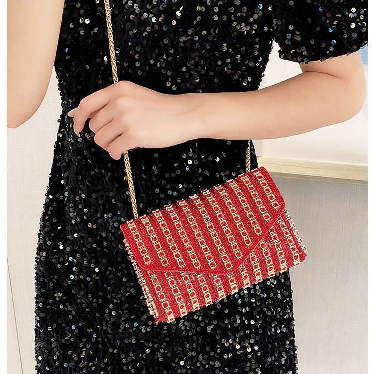 Bolsa de cena de damas de explosión transfronteriza cadena de bolso de cena de diamantes ultra brillante bolso de noche bolso de mochila de moda versátil bolso de mano de celebridad