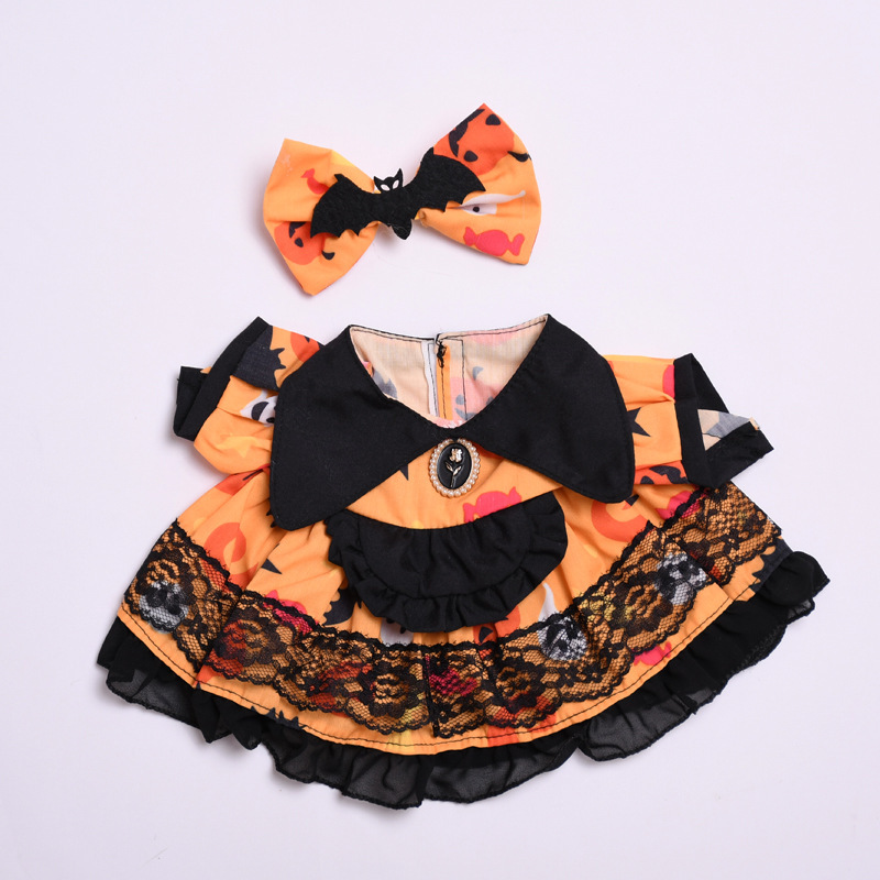 子供服のみ】エナメル38cm布布着着ハロウィーンワンピースlabubuかわいい子供服|undefined