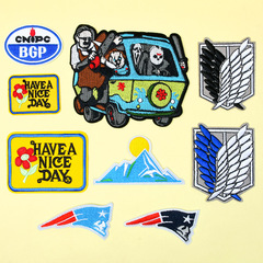 Junle cloth patch patch DIY down clothes and pants decoration repair patch small hole applique embroidery badge