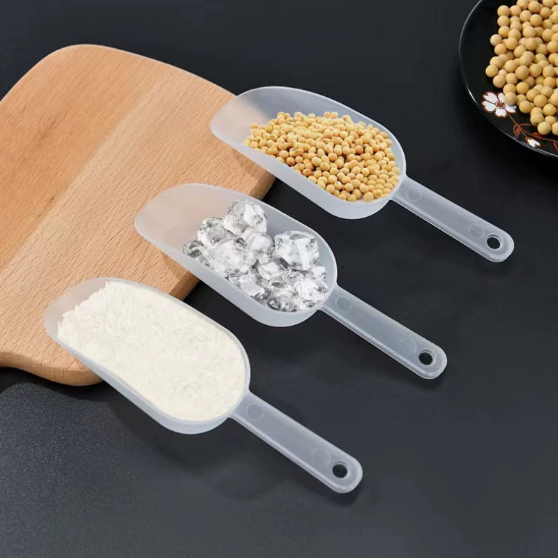 Толстая пластиковая Лопата для льда попкорн мука рисовый корм сухофрукты чай сахарная Лопата магазин чая с молоком универсальная пищевая Лопата