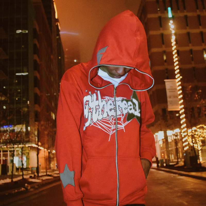 retro fashionable hoody hip-hop style