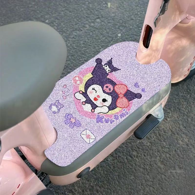 Cartoon Cute Electric Vehicle Floor Mats for Home Use, Non-Slip and Easy to Care For, Wire Loop Floor Mats, Pedal Scraping Mud and Dirt Pvc Floor Mats