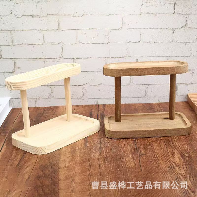 现货木质桌面置物架梳妆台化妆品香水整理架水杯绿植储物架甜品架