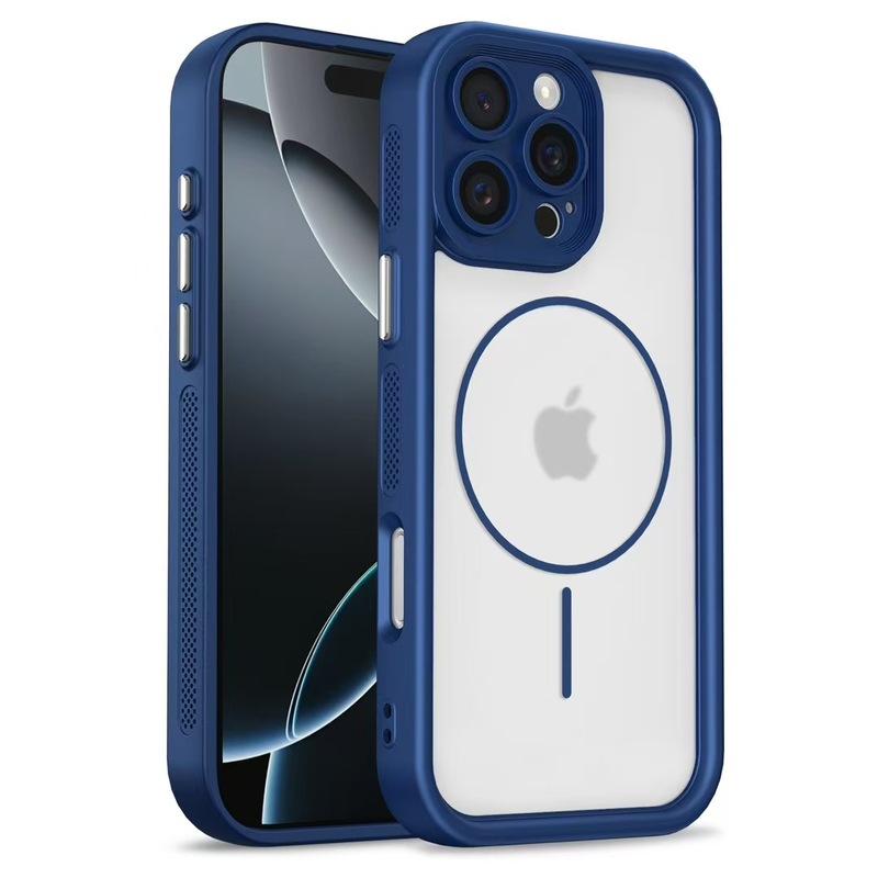 通気性と放熱性 iPhone16 携帯電話ケース 磁気 Apple 15promax 越境貿易 13 落下防止保護カバー 12|undefined