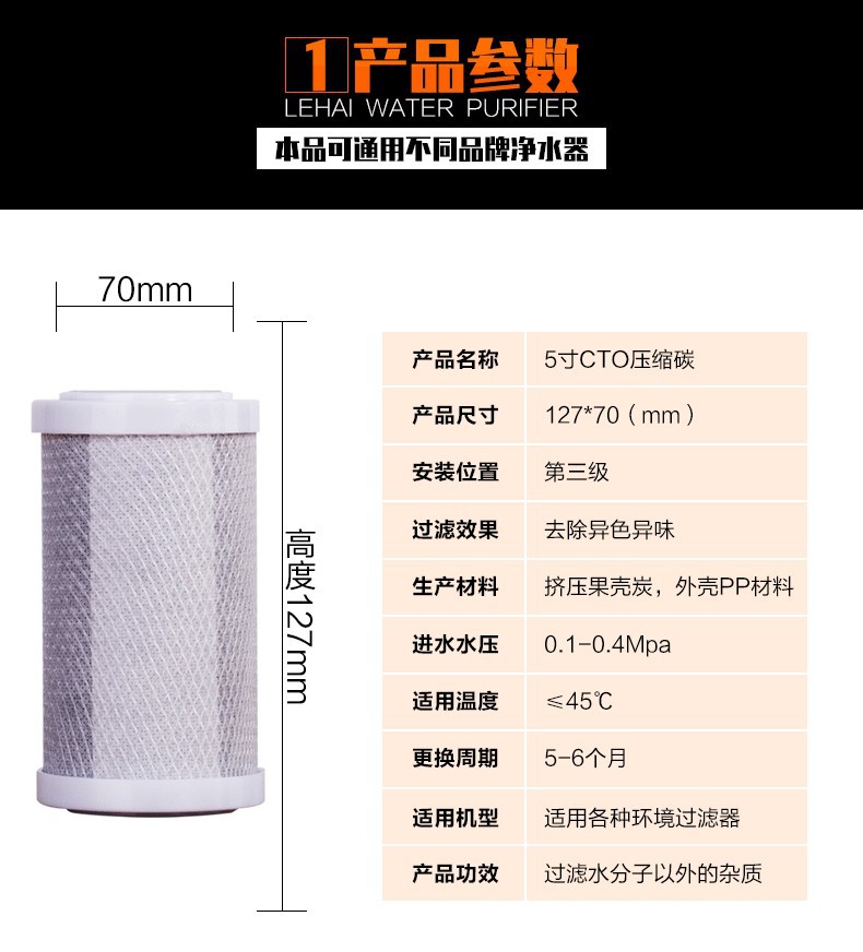 5寸CTO压缩碳-