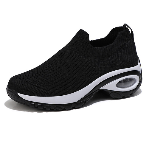 Air cushion new trendy women's shoes thick-soled socks shoes dance shoes breathable casual shoes foreign trade cross-border large size women's shoes