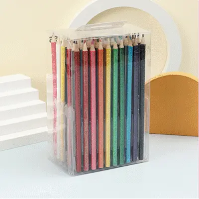 厂家直销炭笔学生奖品彩色铅笔colourpencil批发美术生的彩铅散装