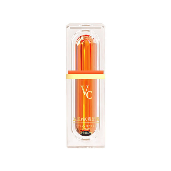 Luoyu Hangxi Five-Fold Vitamin C Makeup Cream Concealer Isolation Natural Non-Whitening Makeup Primer Brightening Skin Pigment Makeup Cream