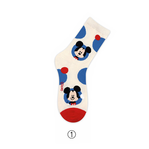 0 Korean socks kikiya Dongdaemun popular copyright anime autumn new women's mid-calf cotton socks college style