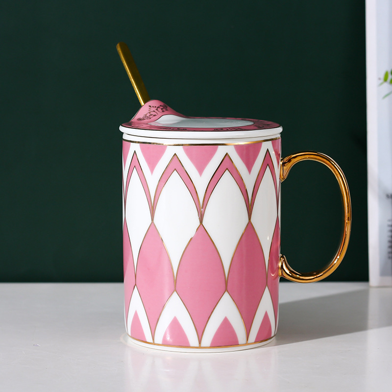 Creativo simple de moda cerámica taza de oficina regalo taza de café taza de agua taza de desayuno de pareja