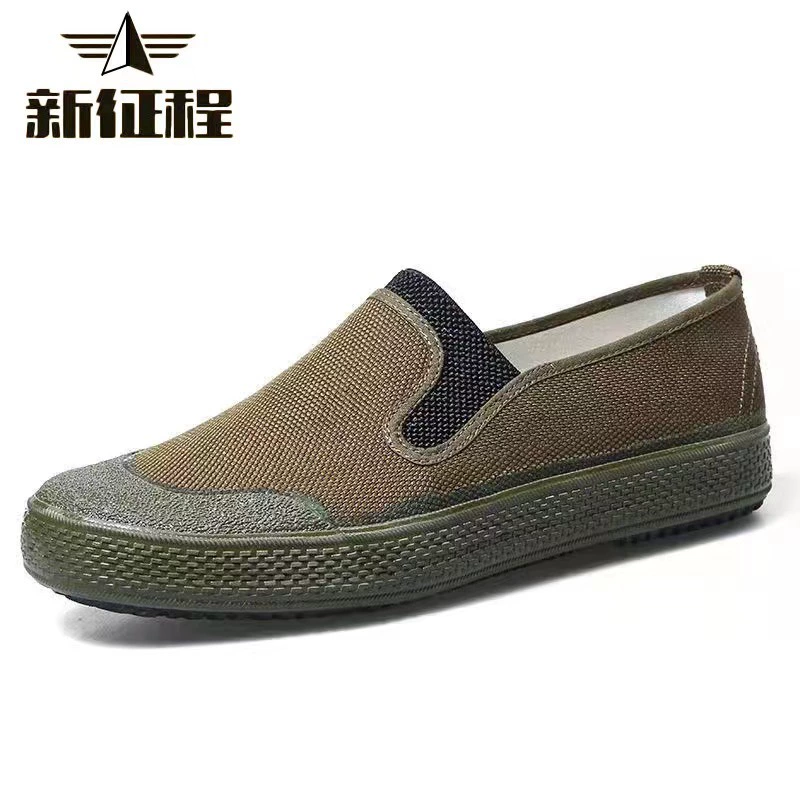 Обувь на рабочем месте, резиновая обувь, кроссовки, уличная мужская обувь без шнуровки, повседневная обувь, походная обувь, тканевая обувь, спортивная и прочная.