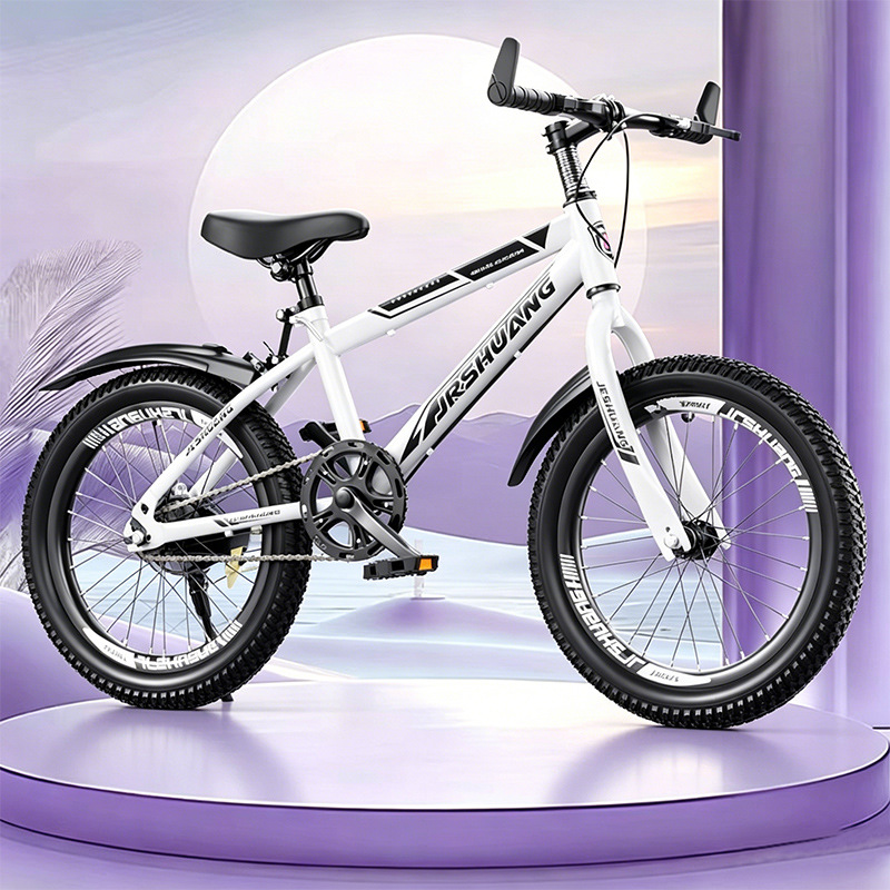 Bicicleta de montaña adolescente de velocidad única varón de velocidad de viaje ligero para mujeres 8 - 16 años de seguridad image 9