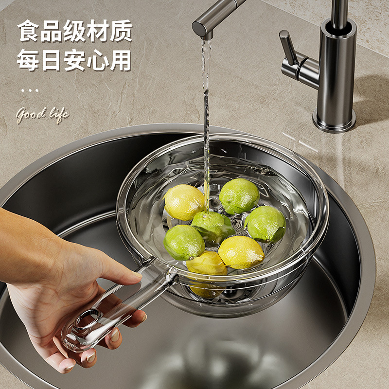 Creative transparent water ladle for head wash