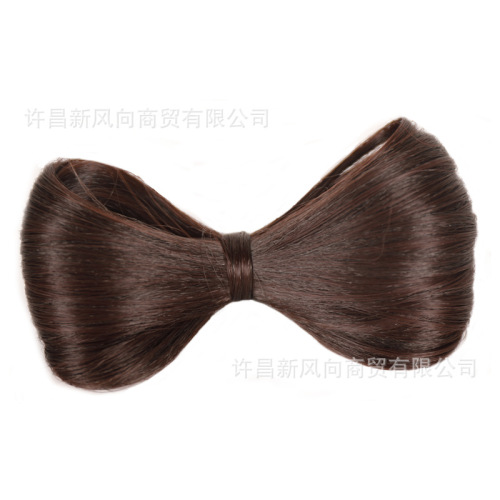 Wig ponytail for women, cute butterfly knot braided hair, Y2K style, cool girl boxing style, same as internet celebrity's double ponytail