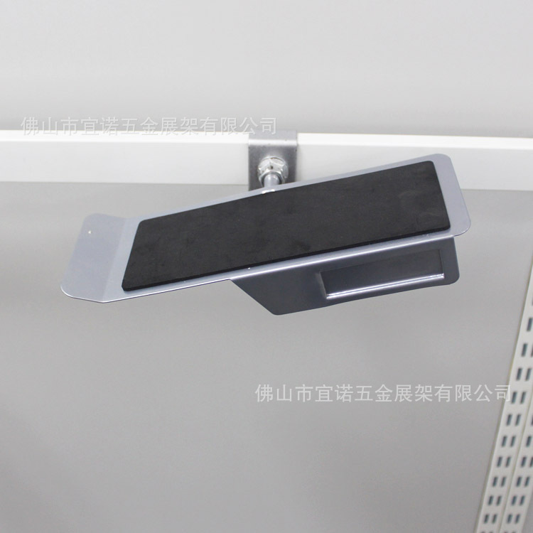 Cartucho de metal negro soporte de tubo de calzado deportivo tienda de zapatos matriz rack ajustable rack de exhibición rack de zapatos tienda de zapatos rack