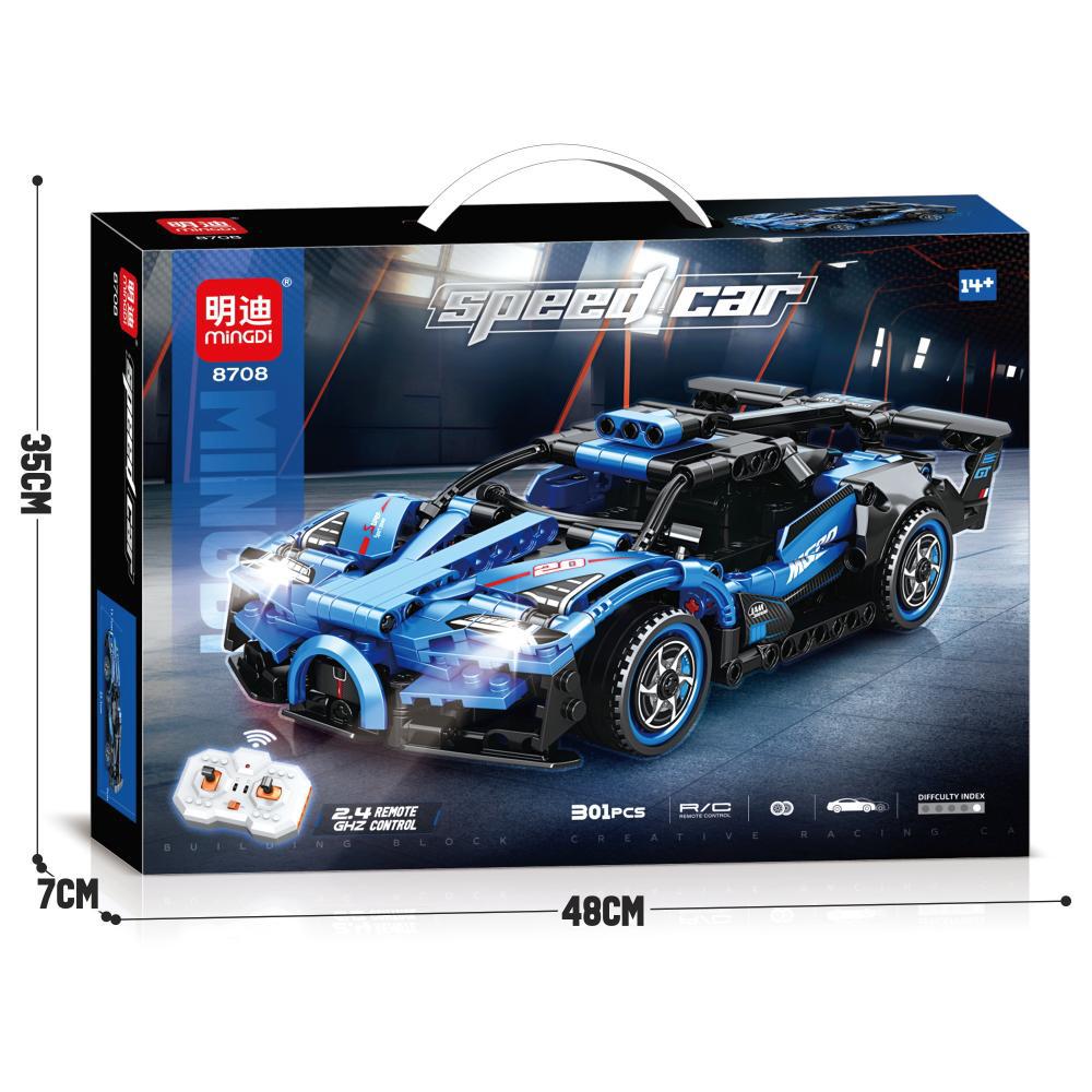 Синяя радиоуправляемая машина, 4G, наука и технология