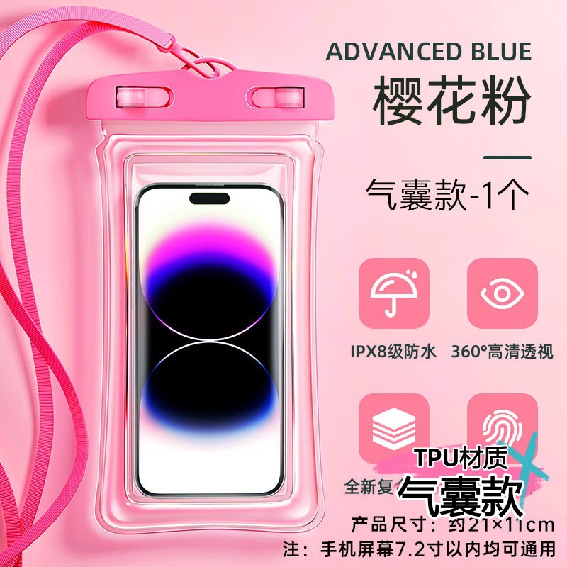 Nueva actualización de bolsas impermeables de alta gama con pantalla táctil impermeable cubierta de teléfono al por mayor logotipo personalizado soporte de etiqueta image 13