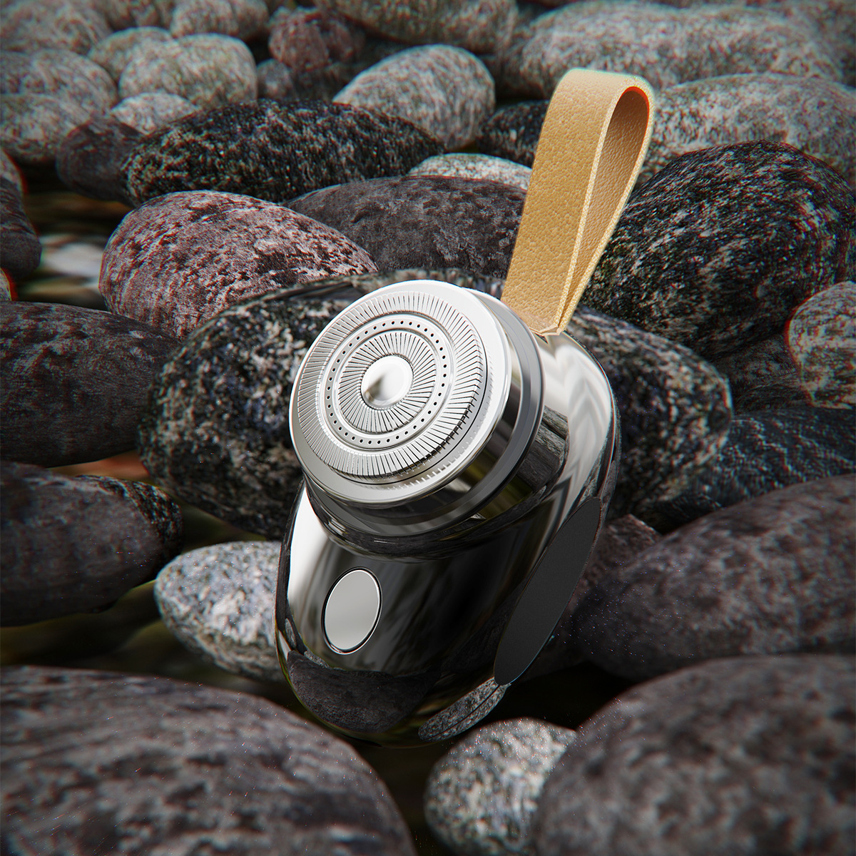 Tiktok Venta caliente mini máquina de afeitar eléctrica USB recargable impermeable los hombres viaje portátil barba cuchillo