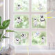 New DIY colorful butterfly glass doors and windows background beautification window stickers self-adhesive stickers Halloween colorful glass stickers