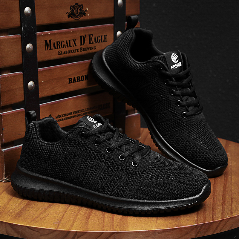 Cross-Border Black Work Shoes, Non-Slip Chef Shoes, Men's Shoes, Women's Shoes, Mesh Couple Sports Shoes, Non-Slip Work Shoes, Large Size Cross-Border Black Work Shoes, Non-Slip Chef Shoes, Men's Shoes, Women's Shoes, Mesh Couple Sports Shoes, Non-Slip Work Shoes, Large Size
