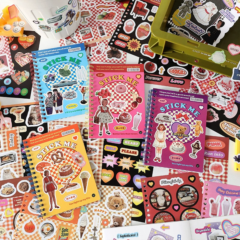 Infeel.me Not dry glue sticker coils Эта серия на этот год серия инспекции серия Инс маленький первокурсник аккаунт блокнот