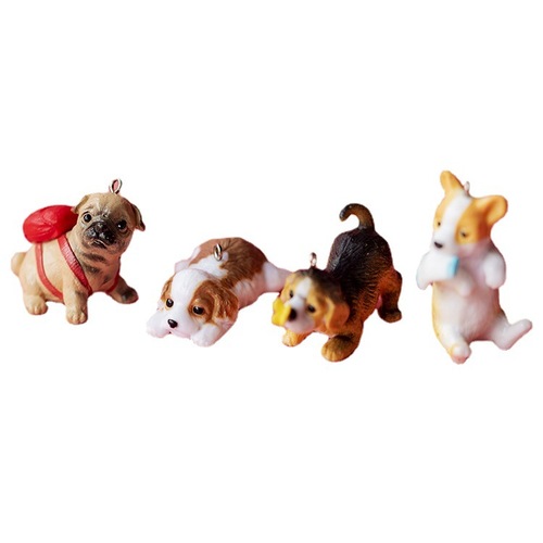 Cute cartoon pet puppy ornaments creative bag pendants student accessories couple small gifts dog pendants