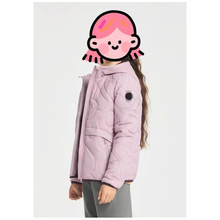 工厂直销~2025年外贸原单女童棉衣中大童百搭时尚连帽保暖棉袄