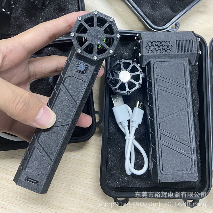 Nuevo Turbo Booster ventilador violento 110000 a DIY violenta pequeña pistola de aire 3D impresión eliminación polvo camping