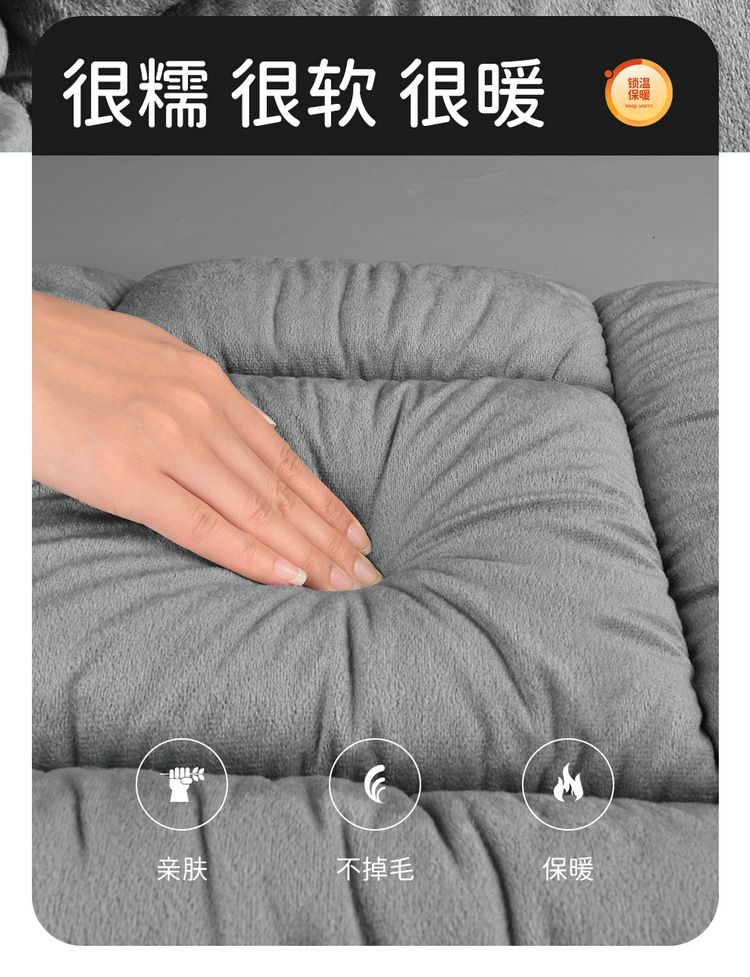 Winter Graphene Quick-Heating Car Seat Cushion Universal Car Cigarette Lighter 12V24V Heating and Warming Winter Seat Cover