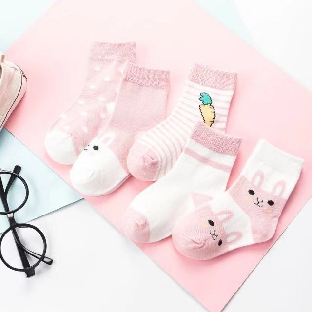 Zhuji calcetines para niños primavera y otoño invierno calcetines de algodón sólido para niños y niñas calcetines para bebés recién nacidos al por mayor